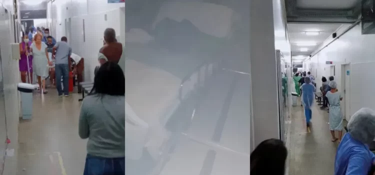 UTI de hospital pega fogo na Bahia