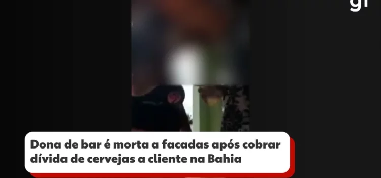 Dona de bar é morta a facadas após cobrar dívida de cervejas a cliente na Bahia; após crime, homem voltou a beber