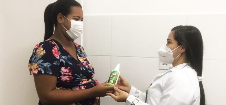 Iniciada entrega de repelentes para gestantes que fazem pré-natal em unidades de saúde