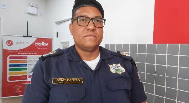 Guarda Municipal faz campanha de doação de sangue no Hemoba para marcar os 130 anos da instituição