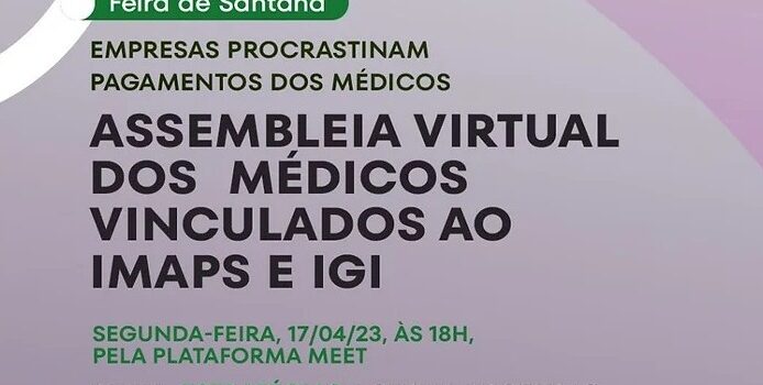 Falta de pagamento em unidades de saúde: após audiência no MPT, sindicato convida médicos para assembleia