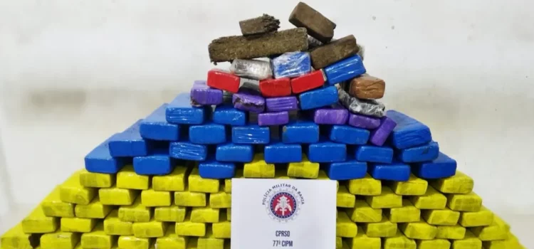 Cerca de 120 kg de maconha são apreendidos no sudoeste da BA
