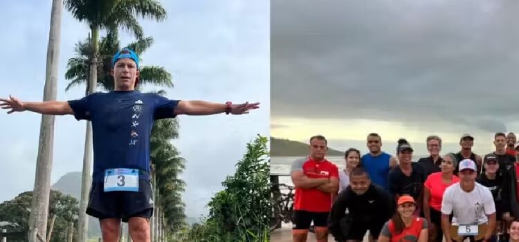 Brasileiro corre 7 maratonas em 7 dias e doa toneladas de alimentos para caridade