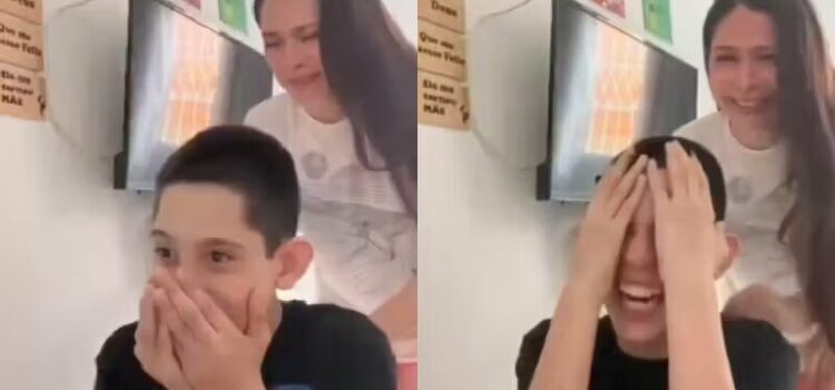 Emoção: menino autista recusado em escolas passa em 1º em colégio militar