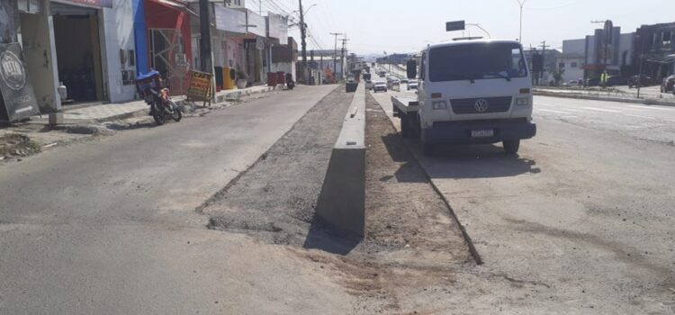 Obras de contenção na avenida Rio de Janeiro chegam à etapa final