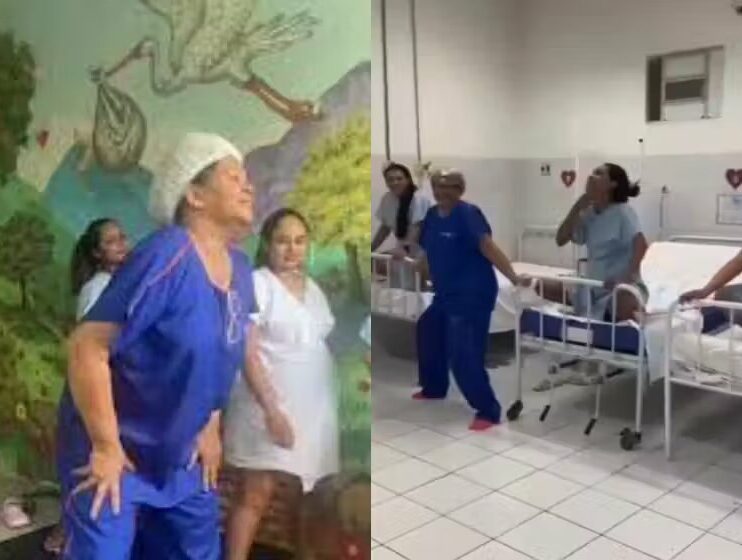 Técnica de enfermagem diverte gestantes com dança antes do parto e viraliza