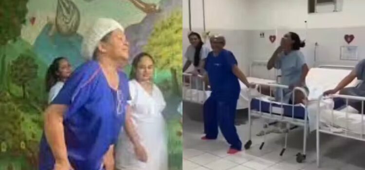 Técnica de enfermagem diverte gestantes com dança antes do parto e viraliza