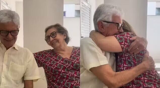 Idosa se declara ao marido após 56 anos de casados: “Não posso viver sem você”