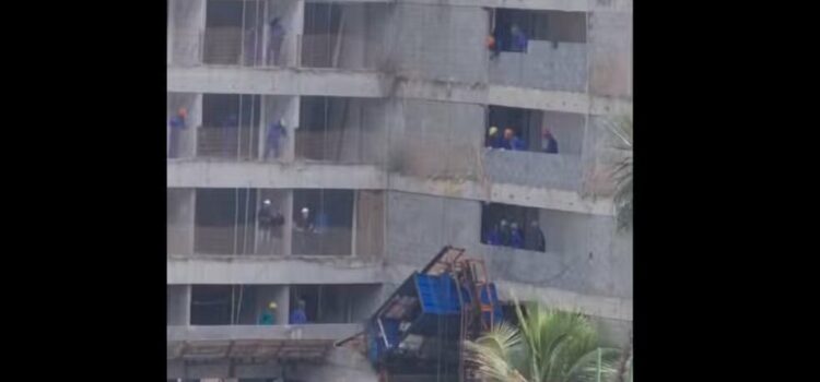 Dois trabalhadores morrem e um fica ferido após elevador de obra cair em Salvador
