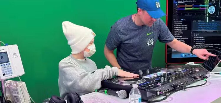 DJ usa música para motivar crianças na luta contra o câncer; Paciente ajudou!