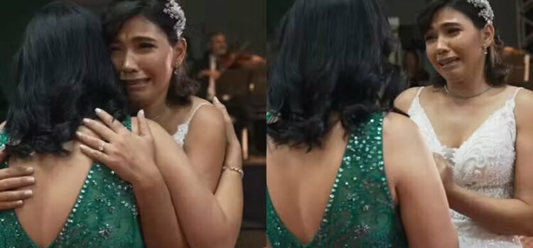 Doadora de medula chega de surpresa no casamento da mulher que salvou