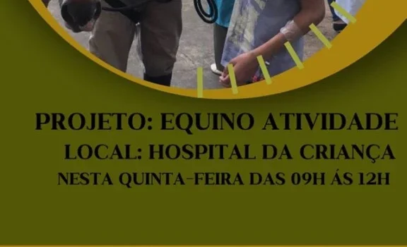 Projeto Equino ‘Alegria a Galope’ da PM será realizado no HEC nesta quinta-feira (11)