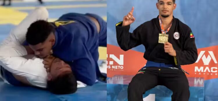 Lutador brasileiro é ouro no Jiu-Jitsu nos EUA; vendia paçoca e dormia na academia