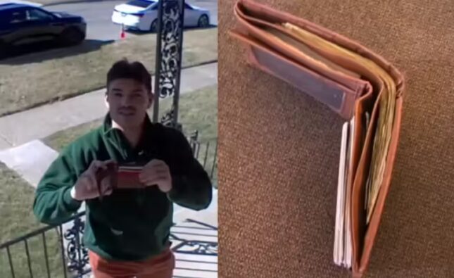 Jovem devolve carteira que achou na rua com dinheiro: “quase chorei”