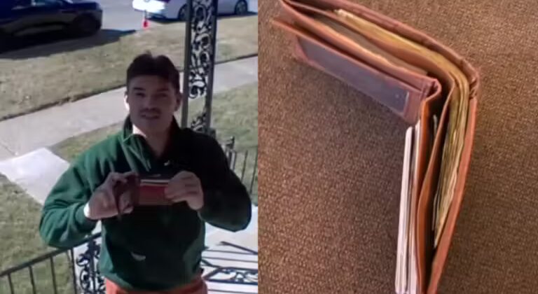 Jovem devolve carteira que achou na rua com dinheiro: “quase chorei”