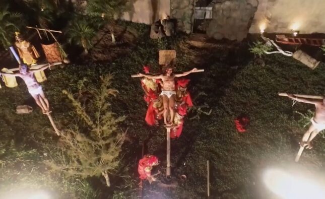 TV Feira exibe pela primeira vez em canal aberto local a encenação da Paixão e Morte de Cristo