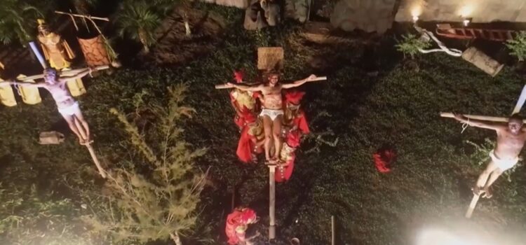 TV Feira exibe pela primeira vez em canal aberto local a encenação da Paixão e Morte de Cristo
