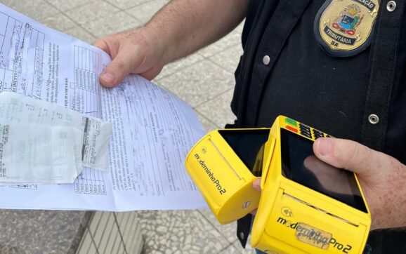 Operação identifica empresa funcionando sem inscrição estadual e utilizando máquinas de cartão irregulares