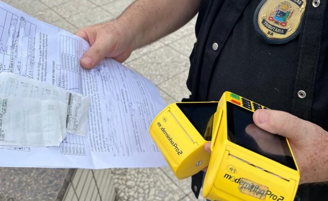 Operação identifica empresa funcionando sem inscrição estadual e utilizando máquinas de cartão irregulares