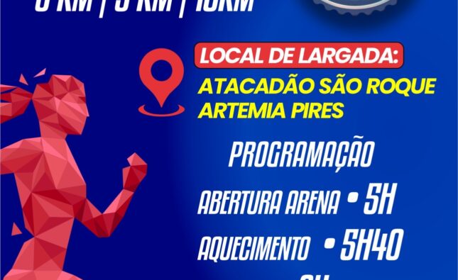 Corrida São Roque promete agitar Feira de Santana nesse domingo.