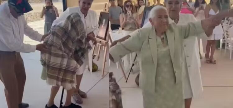 Idosa de 96 anos engana convidados e faz surpresa na festa: