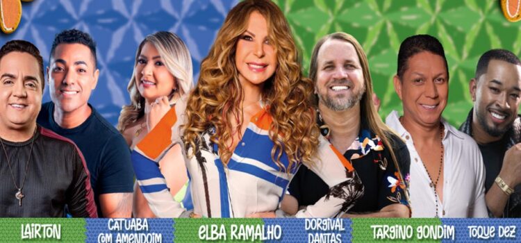 Dorgival Dantas, Elba Ramalho, Falamansa Daniel estão entre as atrações já confirmadas para o Arraiá de Feira