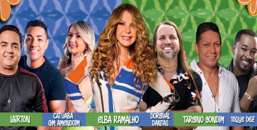 Dorgival Dantas, Elba Ramalho, Falamansa Daniel estão entre as atrações já confirmadas para o Arraiá de Feira