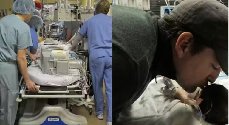 Mãe se emociona ao ouvir o coração da filha falecida batendo em outra criança; doação salva vidas