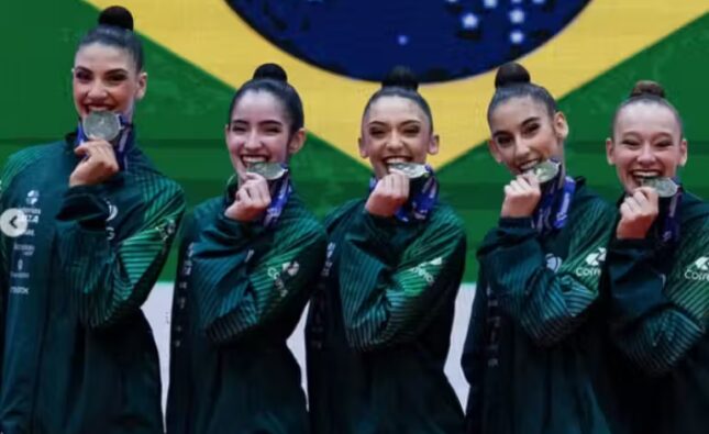 Ouro para o Brasil: meninas da ginástica rítmica conquistam o 1º lugar no Pan-Americano