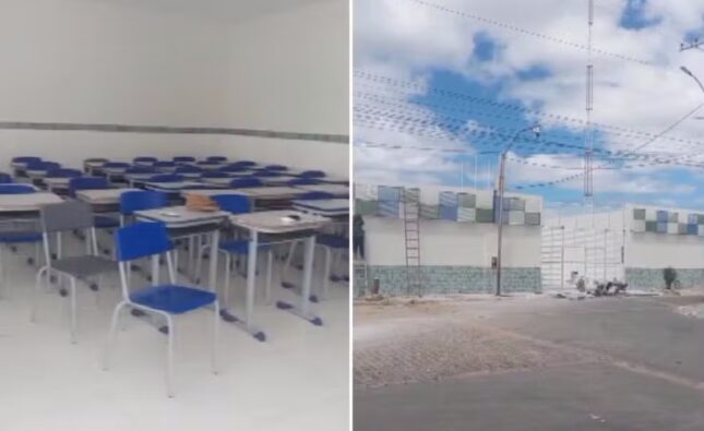 Com escola em reforma, ano letivo ainda não começou para cerca de 800 alunos em cidade da Bahia