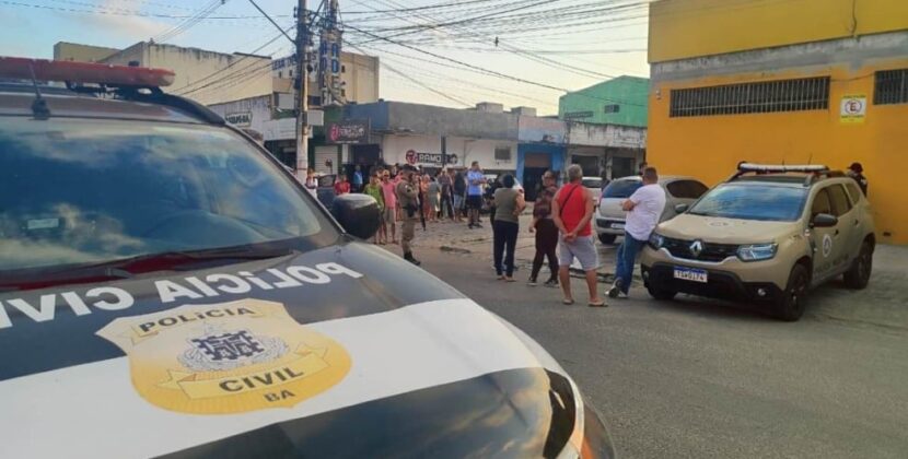 Homem é assassinado a tiros perto do local de trabalho em Feira de Santana