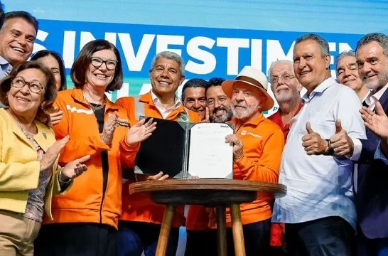 Governo do Estado e Petrobras assinam acordo para implantar canteiro de obras da Ponte Salvador-Itaparica no Estaleiro São Roque