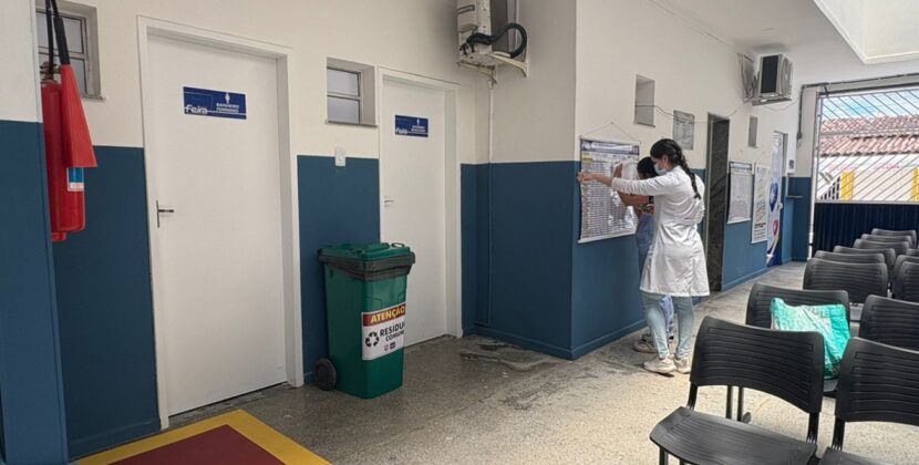 Obras de revitalização da USF Parque Ipê IV e V estão nos retoques finais