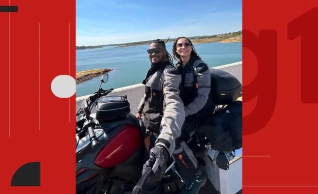 Casal de baianos percorre mais de 11 mil km de moto em viagem de Salvador ao Deserto do Atacama