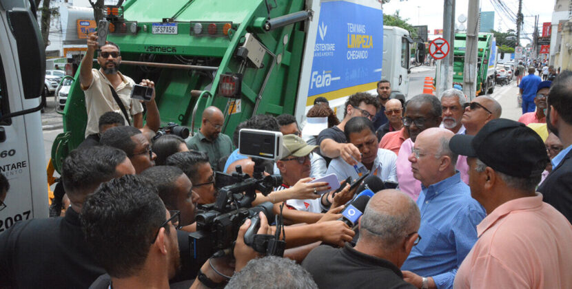 Novos basculhantes reforçam coleta em Feira de Santana