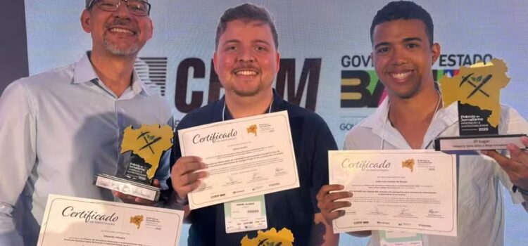 g1, TV Bahia e TV São Francisco vencem prêmio de jornalismo em Salvador