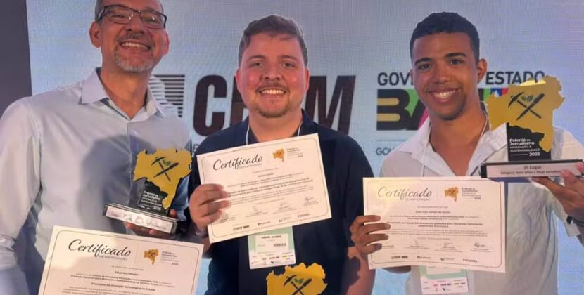 g1, TV Bahia e TV São Francisco vencem prêmio de jornalismo em Salvador