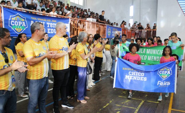 Copa EDU tem início e empolga estudantes da rede municipal de Feira de Santana