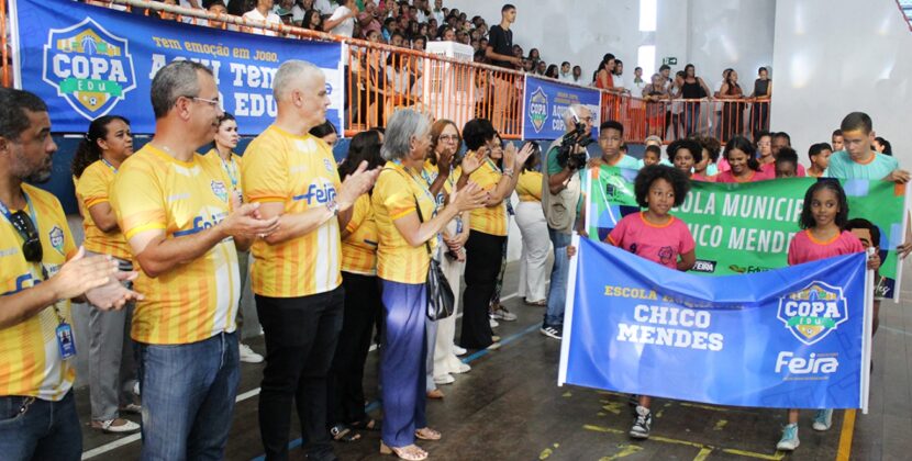 Copa EDU tem início e empolga estudantes da rede municipal de Feira de Santana