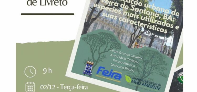 Semmam lança livreto sobre arborização urbana e espécies nativas de Feira de Santana
