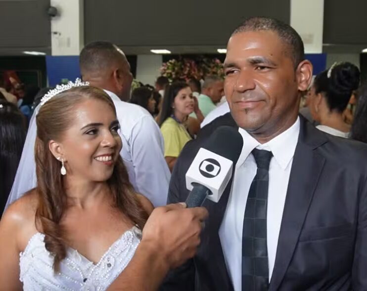 Casamento coletivo reúne 204 casais em Feira de Santana; número de participantes dobra em relação ao ano passado