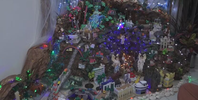 Presépios gigantes em Feira de Santana viram atração e mantêm viva tradição natalina