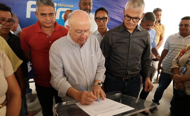 Prefeitura de Feira autoriza reinício de obras para construção de creche no Sítio Matias