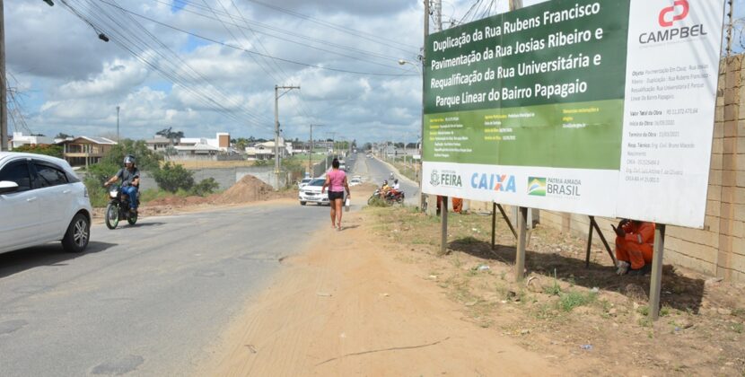 Prefeitura de Feira vai alargar rua Rubens Francisco Dias, no Papagaio