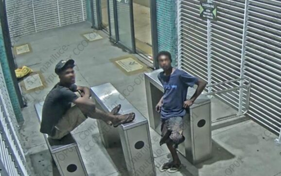 Câmeras de videomonitoramento identificam dois suspeitos de furto de fiação em estação do BRT