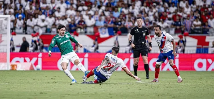 Bahia é superado pelo Palmeiras e sai do G-4 no Campeonato Brasileiro