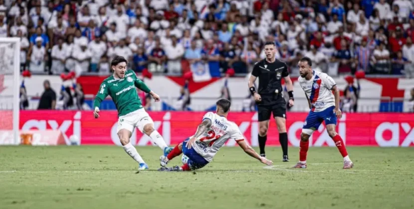 Bahia é superado pelo Palmeiras e sai do G-4 no Campeonato Brasileiro