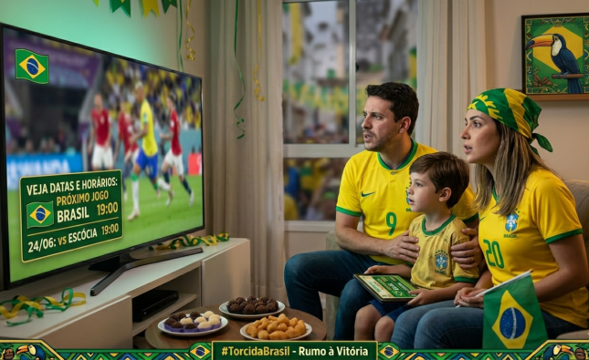 Veja datas e horários dos jogos do Brasil na Copa do Mundo