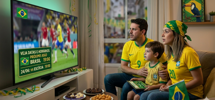 Veja datas e horários dos jogos do Brasil na Copa do Mundo