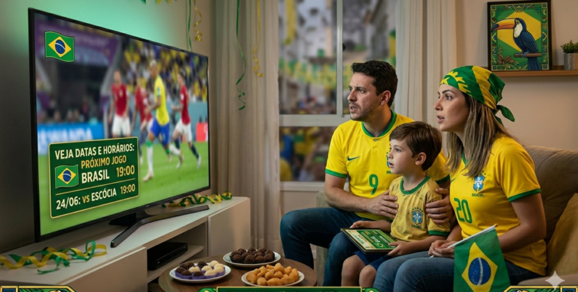 Veja datas e horários dos jogos do Brasil na Copa do Mundo